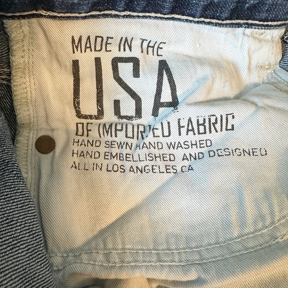 7 For All Mankind Austyn Classic Straight Distressed Men's Jeans Size 32 - Picture 8 of 9